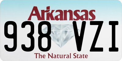 AR license plate 938VZI