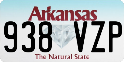 AR license plate 938VZP