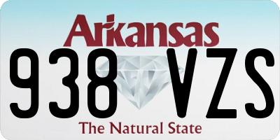 AR license plate 938VZS