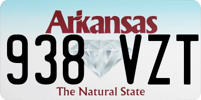 AR license plate 938VZT