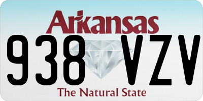 AR license plate 938VZV