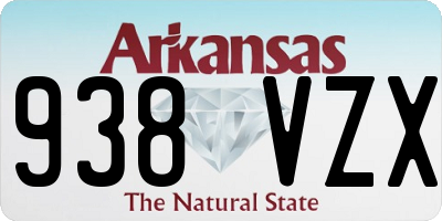 AR license plate 938VZX