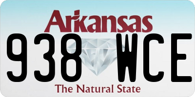 AR license plate 938WCE