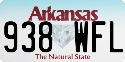 AR license plate 938WFL