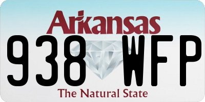 AR license plate 938WFP
