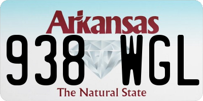 AR license plate 938WGL