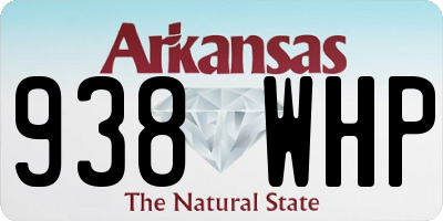 AR license plate 938WHP