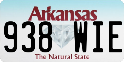 AR license plate 938WIE