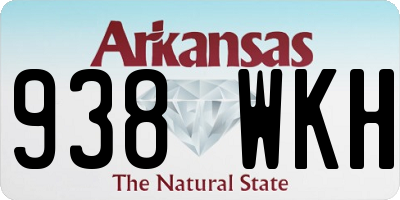 AR license plate 938WKH