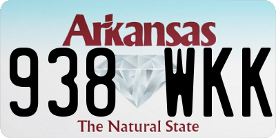 AR license plate 938WKK