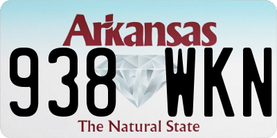 AR license plate 938WKN