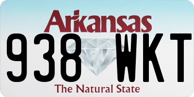 AR license plate 938WKT