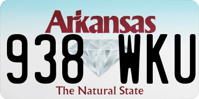 AR license plate 938WKU