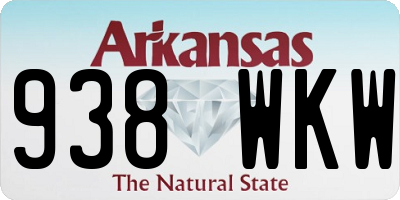 AR license plate 938WKW