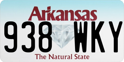AR license plate 938WKY