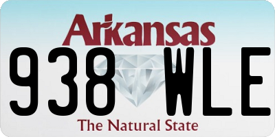 AR license plate 938WLE