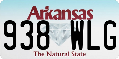 AR license plate 938WLG