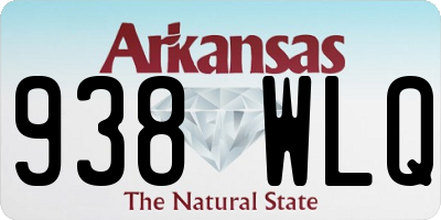 AR license plate 938WLQ