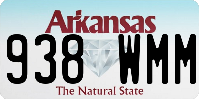 AR license plate 938WMM