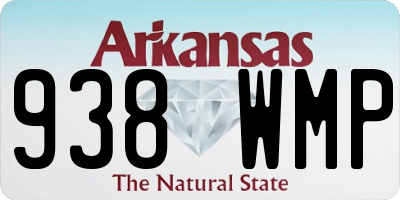 AR license plate 938WMP