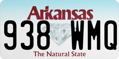 AR license plate 938WMQ