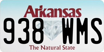 AR license plate 938WMS