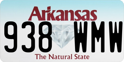AR license plate 938WMW