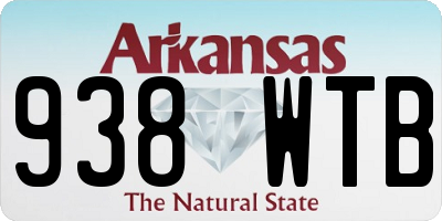 AR license plate 938WTB