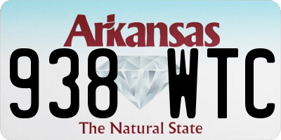 AR license plate 938WTC