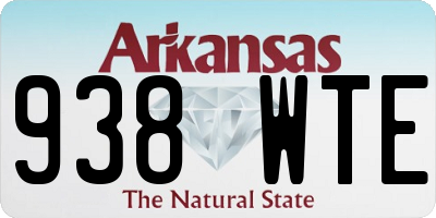 AR license plate 938WTE