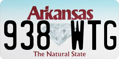 AR license plate 938WTG