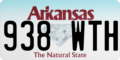 AR license plate 938WTH