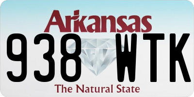 AR license plate 938WTK