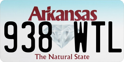 AR license plate 938WTL