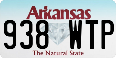 AR license plate 938WTP