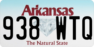 AR license plate 938WTQ