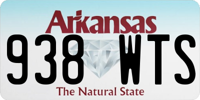 AR license plate 938WTS