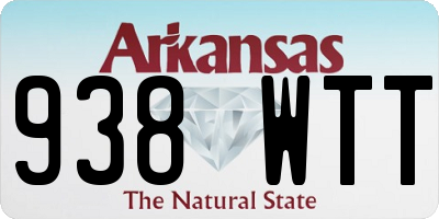 AR license plate 938WTT
