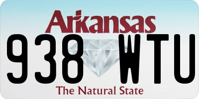 AR license plate 938WTU