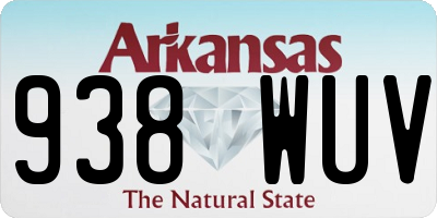 AR license plate 938WUV