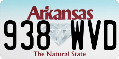 AR license plate 938WVD