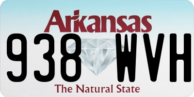 AR license plate 938WVH