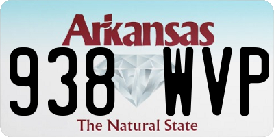 AR license plate 938WVP