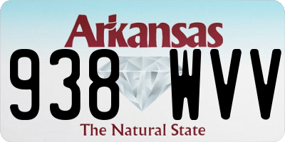 AR license plate 938WVV