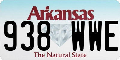 AR license plate 938WWE