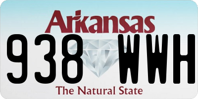 AR license plate 938WWH