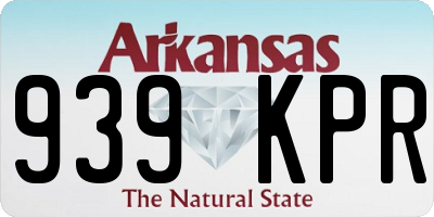 AR license plate 939KPR