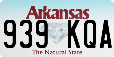 AR license plate 939KQA