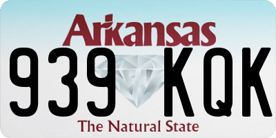 AR license plate 939KQK