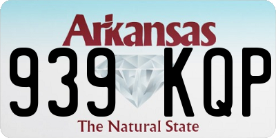 AR license plate 939KQP